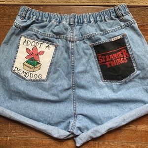 Plus size mom shorts